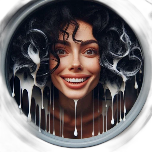 face, hair, mask, jewelry transparent PNG cut-out