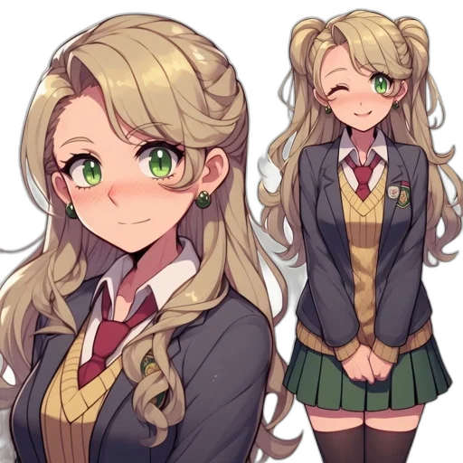 staff, hair, face, creature transparent PNG cut-out