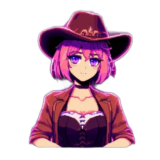 hat, jacket, staff, weapon transparent PNG cut-out
