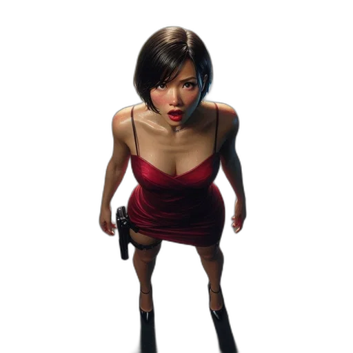 dress, weapon, robot, staff transparent PNG cut-out