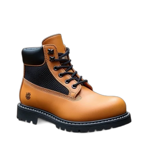 shoes, 3d render, photorealistic, timber transparent PNG cut-out
