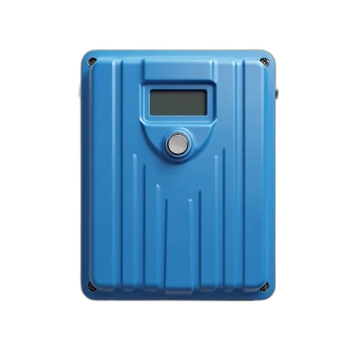 robot, blue, electronic, device transparent PNG cut-out