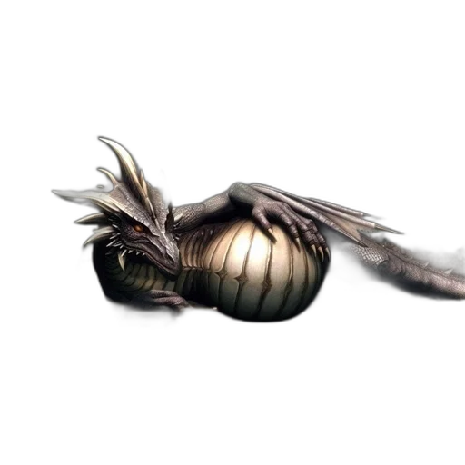 dragon, hair, jewelry, animal transparent PNG cut-out