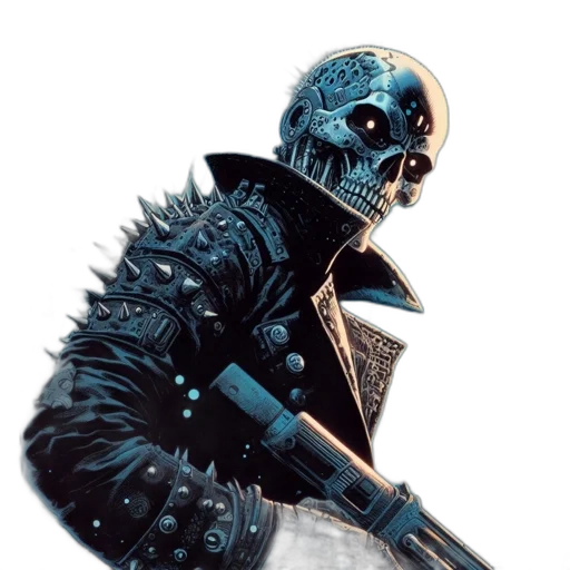 sword, mask, weapon, robot transparent PNG cut-out
