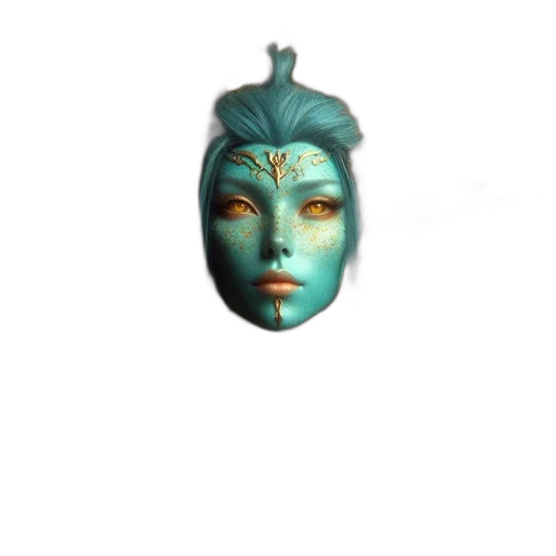 mask, jewelry, face, crown transparent PNG cut-out
