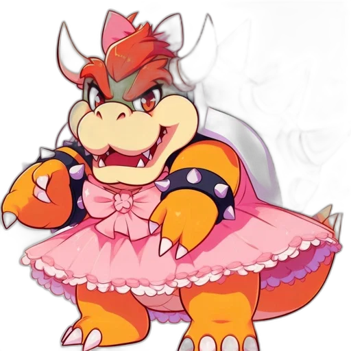 dress, crown, dragon, creature transparent PNG cut-out