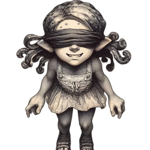 hat, dress, staff, mask transparent PNG cut-out