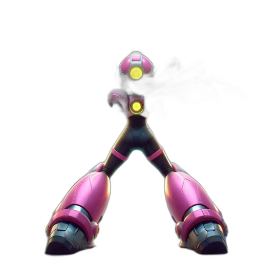 robot, weapon, staff, creature transparent PNG cut-out