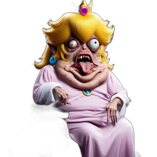 creature, crown, dress, face transparent PNG cut-out