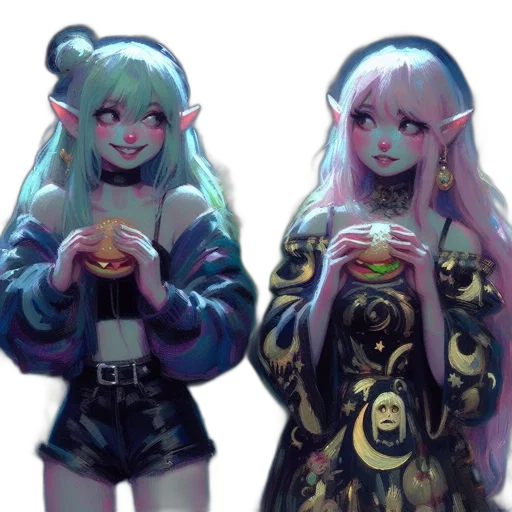 concept art, fantasy art, pixel art, anime transparent PNG cut-out