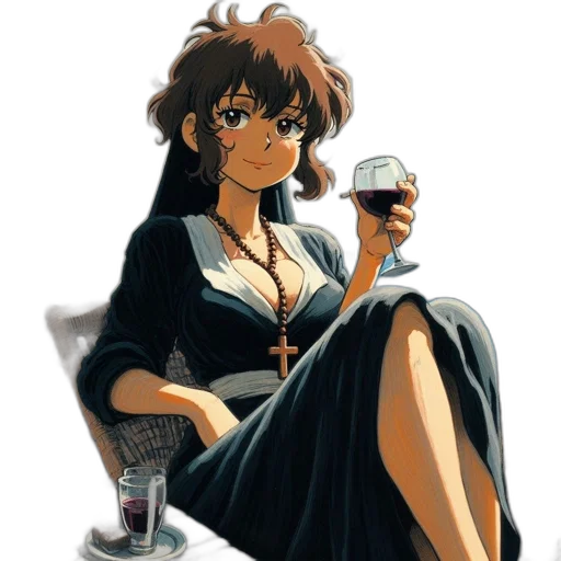 dress, anime, pixel art, concept art transparent PNG cut-out