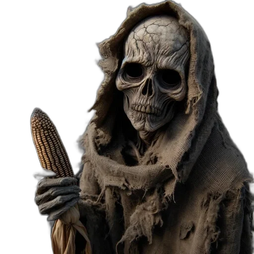 mask, staff, creature, face transparent PNG cut-out