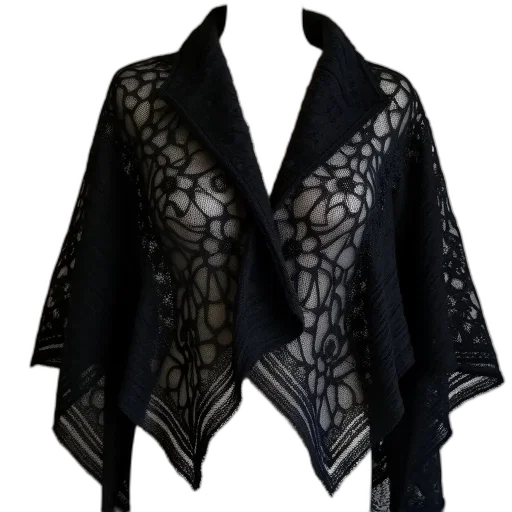 jacket, dress, dark, black transparent PNG cut-out