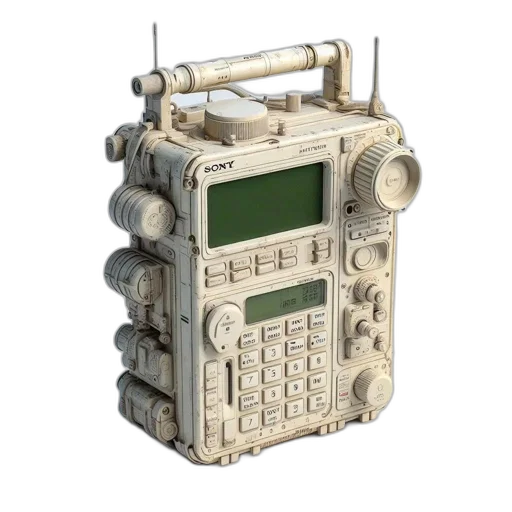 robot, weapon, cyberpunk, 3d render transparent PNG cut-out