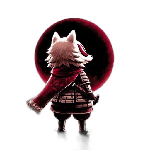 animal, creature, jacket, staff transparent PNG cut-out