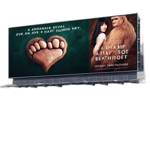 shoes, hair, large, billboard transparent PNG cut-out