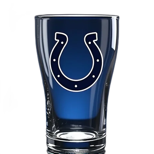 glass, colts, logo, bottom transparent PNG cut-out