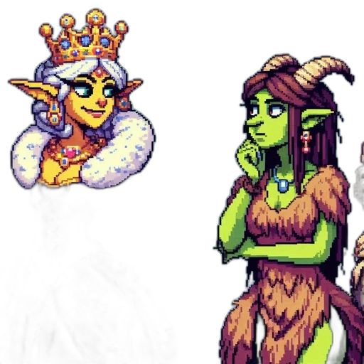pixel art, fantasy art, concept art, 3d render transparent PNG cut-out