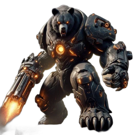 robot, weapon, creature, animal transparent PNG cut-out
