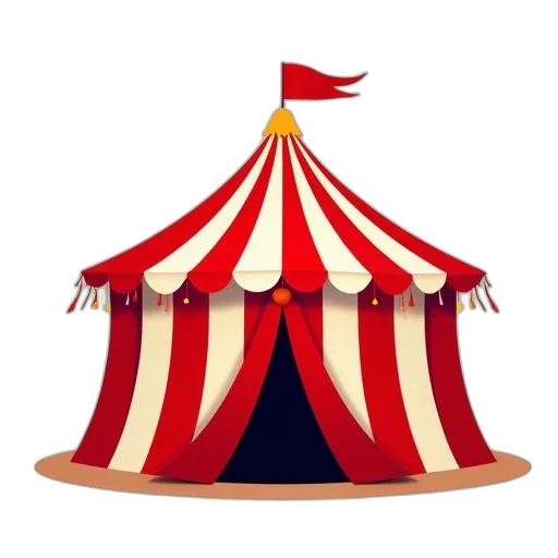 crown, staff, umbrella, 3d render transparent PNG cut-out