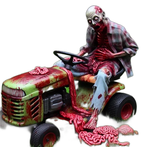 creature, car, concept art, 3d render transparent PNG cut-out