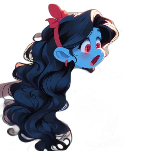 hair, crown, creature, mask transparent PNG cut-out