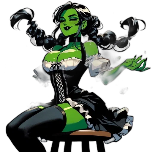 comic book art, concept art, cartoon, fantasy art transparent PNG cut-out