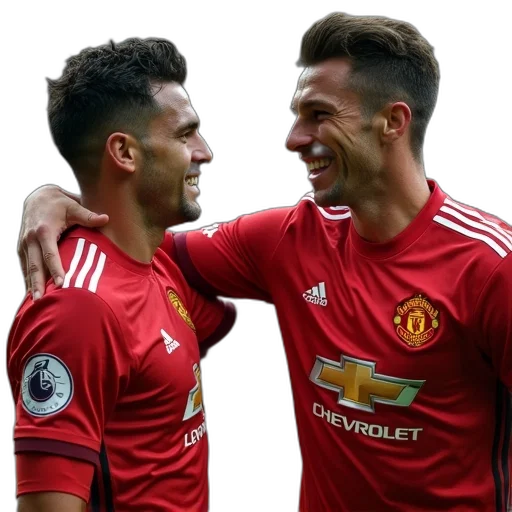 manchester, united, robin, van transparent PNG cut-out