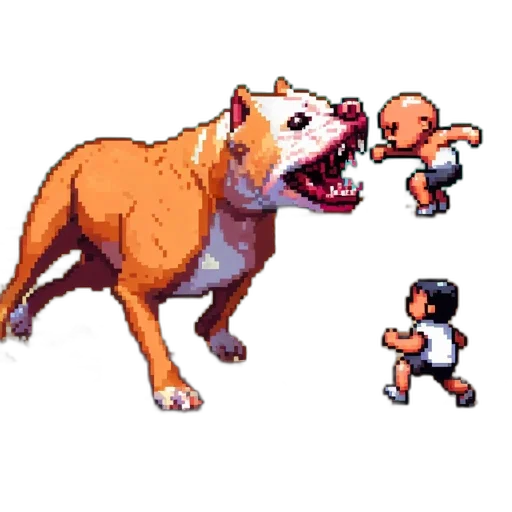 animal, creature, pixel art, concept art transparent PNG cut-out
