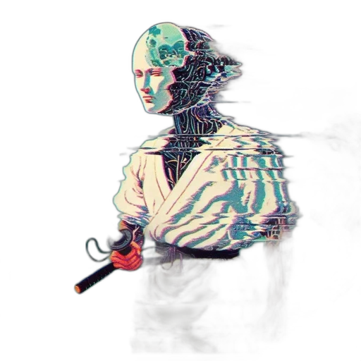 robot, jacket, mask, weapon transparent PNG cut-out