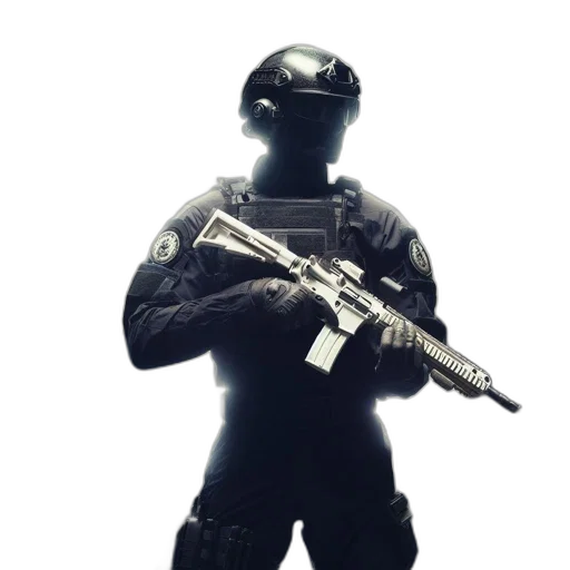 weapon, staff, robot, mask transparent PNG cut-out