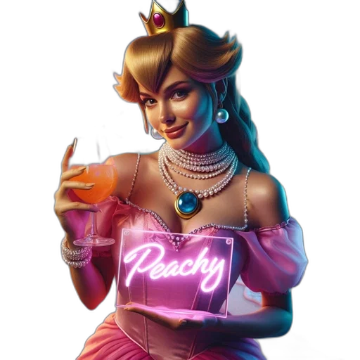 crown, jewelry, dress, vaporwave transparent PNG cut-out