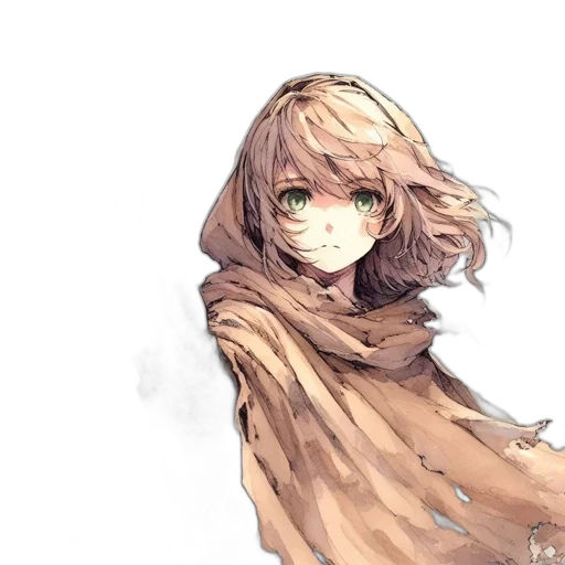 face, mask, dress, staff transparent PNG cut-out