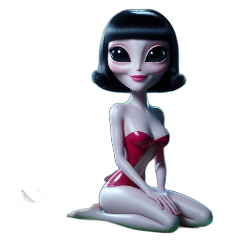 dress, robot, creature, concept art transparent PNG cut-out