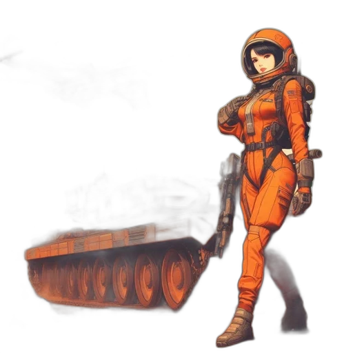 weapon, robot, staff, concept art transparent PNG cut-out