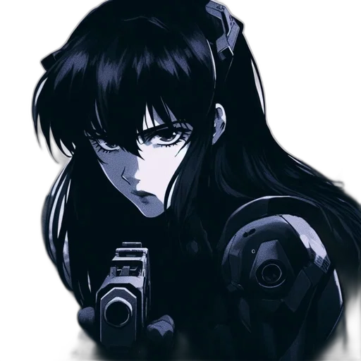 weapon, robot, face, staff transparent PNG cut-out