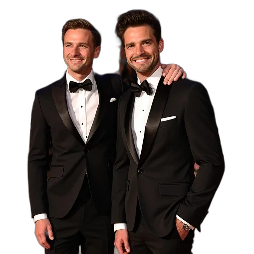actors, justin, fass, jason transparent PNG cut-out