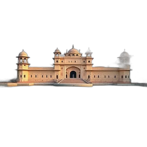 building, crown, jewelry, 3d render transparent PNG cut-out