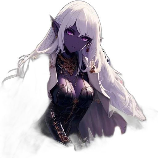 dragon, dress, mask, weapon transparent PNG cut-out