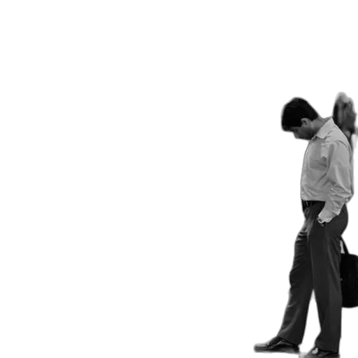 staff, man, stands, next transparent PNG cut-out