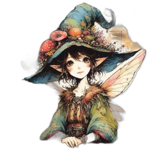 hat, dragon, mask, flower transparent PNG cut-out