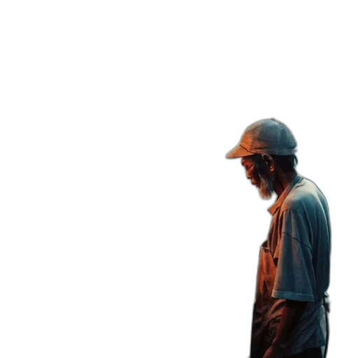 staff, hat, robot, face transparent PNG cut-out