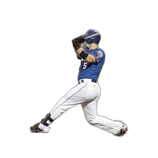 baseball, player, blue, jersey transparent PNG cut-out