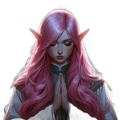 face, fantasy art, concept art, pixel art transparent PNG cut-out