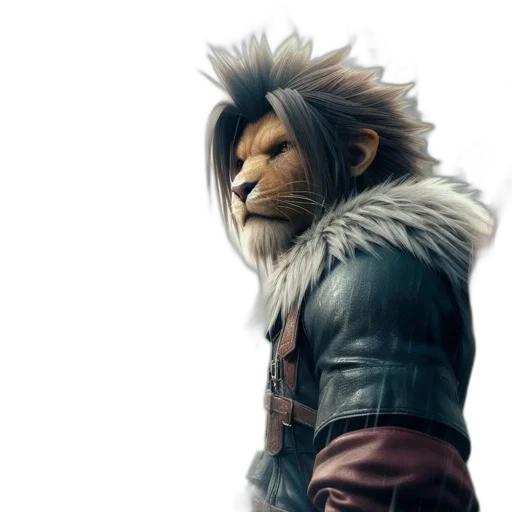 jacket, animal, concept art, fantasy art transparent PNG cut-out