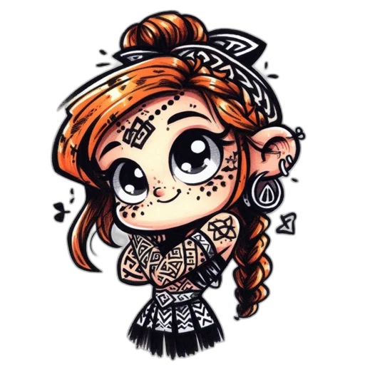 cartoon, fantasy art, anime, concept art transparent PNG cut-out