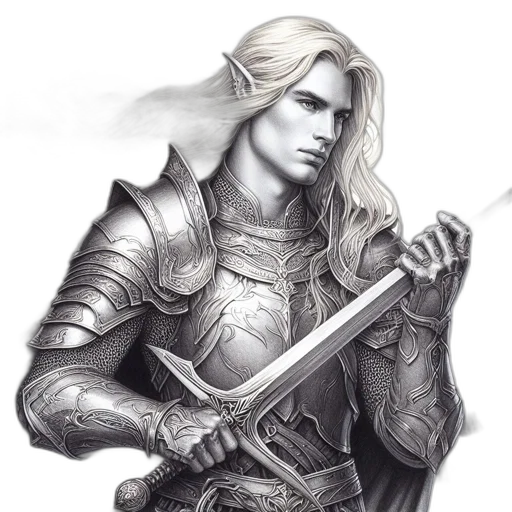 sword, staff, weapon, dragon transparent PNG cut-out
