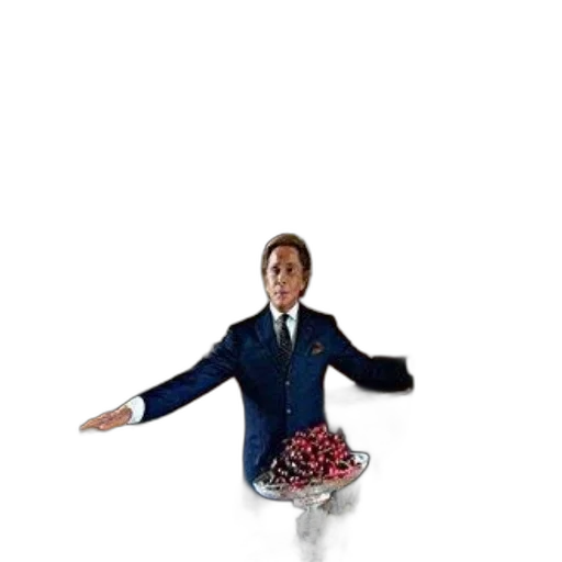 jacket, umbrella, staff, robot transparent PNG cut-out