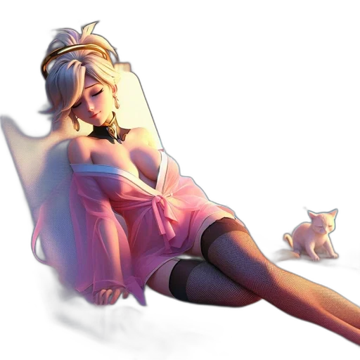 dress, concept art, 3d render, fantasy art transparent PNG cut-out