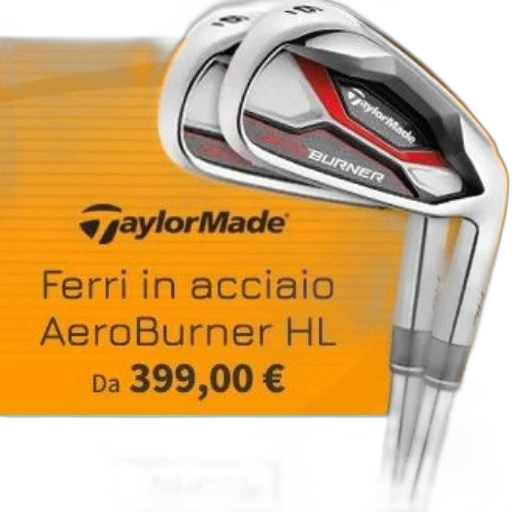 taylormade, ferri, acciaio, aeroburner transparent PNG cut-out
